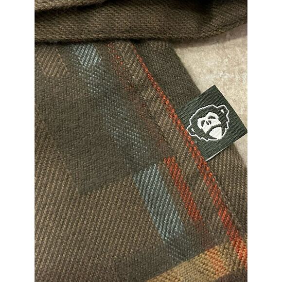 Howler Brother's Hawker’s Flannel Conor Plaid Forage 2XL XXL $89 NEW NWT Gaucho - Picture 4 of 10